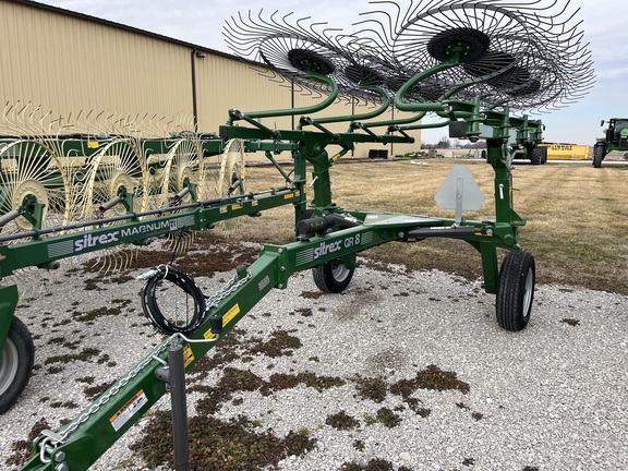 2025 Sitrex QR8 - 8 WHEEL RAKE, GREEN